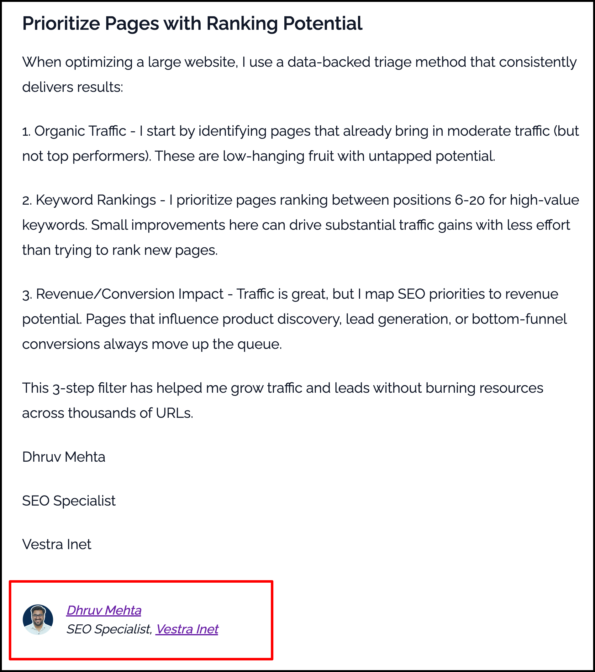 Earning link via Digital PR method